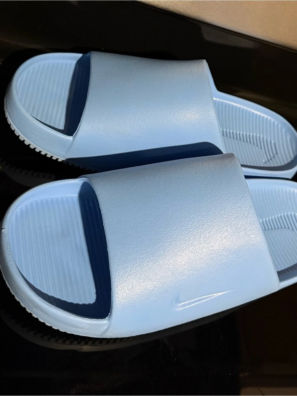 Nike Calm Slides Blue men 10 women 12